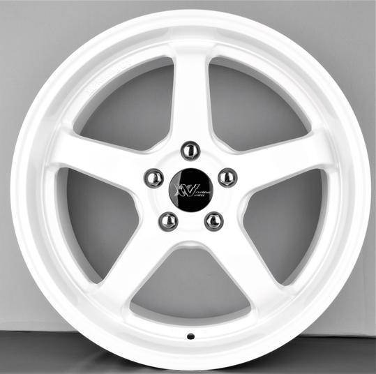 18インチ 2020 STYLE XXW WHITE STAGGERED ホイール ( ４本セット ) アウディ A3 A4 A5 A6 S3 S4 S5 S6 RS3 RS4 RS5　-DFO-1063