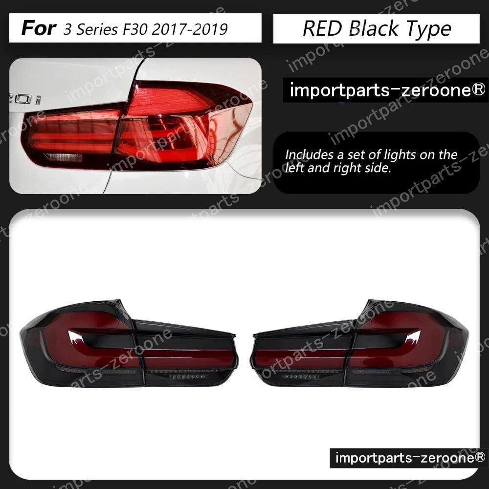 BMW　３シリーズ　アップグレードテールライト　F30　2012～2019　F80　M3　2013～2016 RED　　-HAD-1024