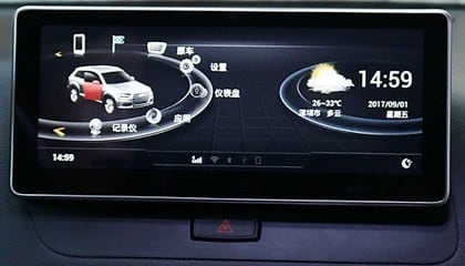 アウディ　Q5 09-16 　アンドロイドナビ 　アンドロイド 8.1　ユーチューブ、グーグルマップ使用可能！！　AUXあり車　右ハンドル用