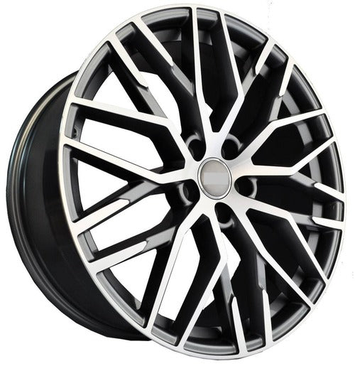 1点限り 22インチ Grey ホイール ( ４本セット ) アウディ Q7 VW トゥアレグ 　-DFO-1257　-★