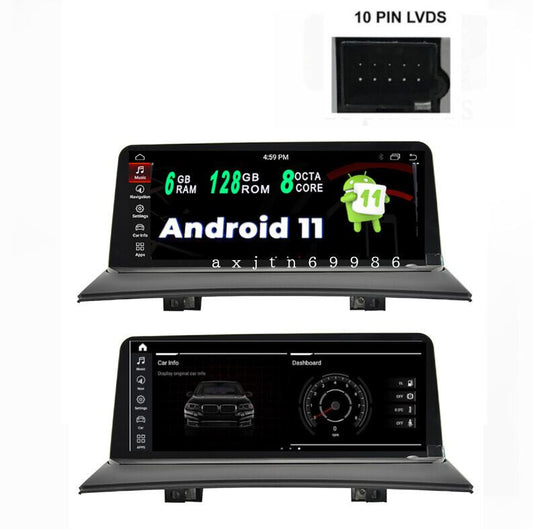 BMW X3 E83 アンドロイドナビ　　 10.25 インチ　ANDROID11　　CARPLAY　CCCシステム用　(2004-20011)　-DS-1052