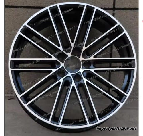 Limited quantity, 1 item only, 20-inch wheels, gloss black machining, set of 4, for Porsche Cayenne Panamera - HU-1048★