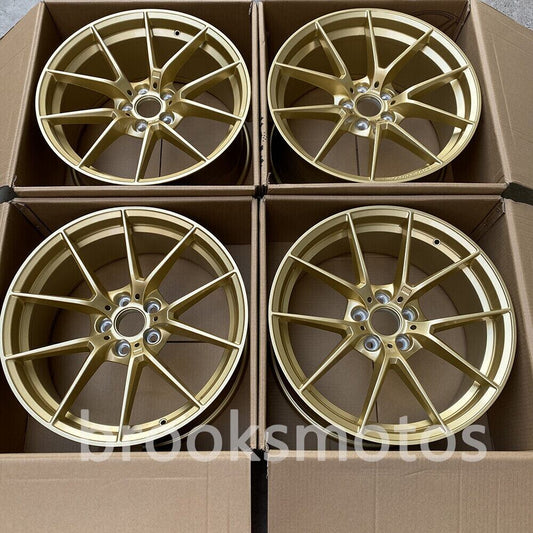BMW G20 21 3 4 시리즈 G22 23 4 세트 20 인치 NEW 골드 스타일 휠 BRN-1238