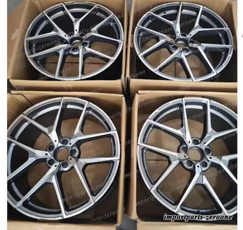 Limited quantity, 20-inch wheels, silver, set of 4, for Mercedes-Benz C-Class, E-Class, S-Class, GLC, GLE - HU-1046★