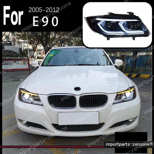 BMW　３シリーズ　E90　 2005～2012　アップグレードヘッドライト　ORIGINAL HALOGEN　2005～2008　-HAD-1049