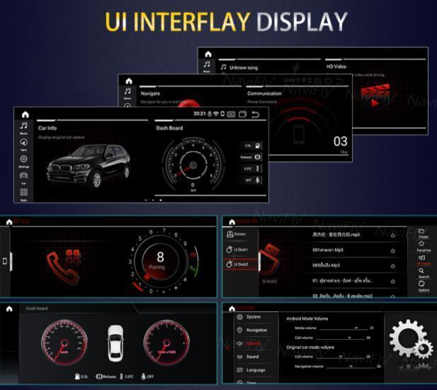 BMW X1 E84 2009-2015 アンドロイドナビ 64G ビルトイン CARPLAY WITH ORIGINAL SCREEN　　-YA-1125