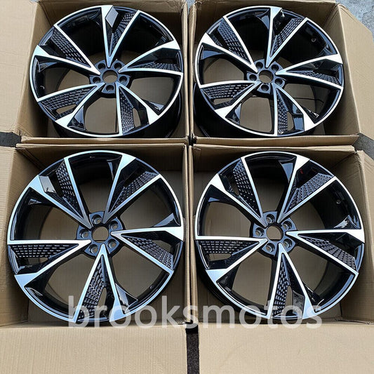 22 인치 NEW RS7 스타일 휠 2016+ 아우디 Q7 Q8 RS Q7 RS Q8 22X9.5 오프셋 20 BRN-1475