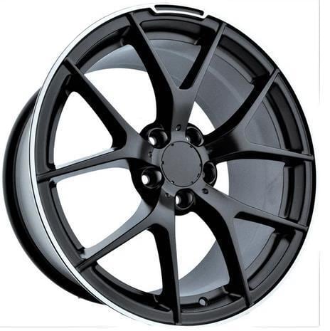 19インチ 19X8インチ OFFSET 45 BLACK ホイール ( ４本セット ) ベンツA B E V クラス CLA GLA ビアノ ビトー 　-DFO-1090