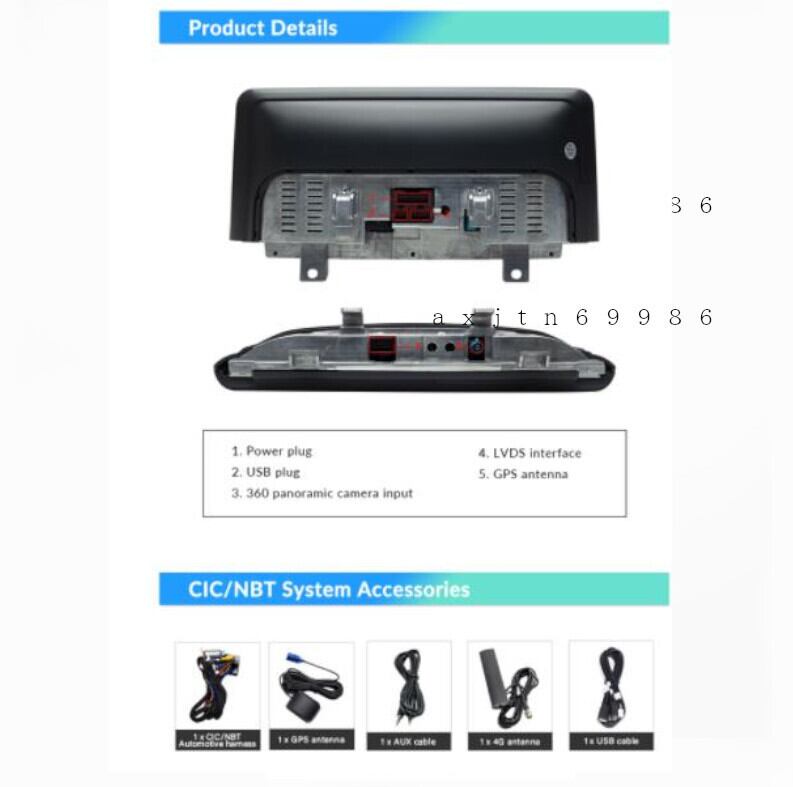 BMW X3 F25 X4 F26 CIC/NBT アンドロイドナビ　　 10.25 インチ　ANDROID11　　CARPLAY　2011-2017　-DS-1049