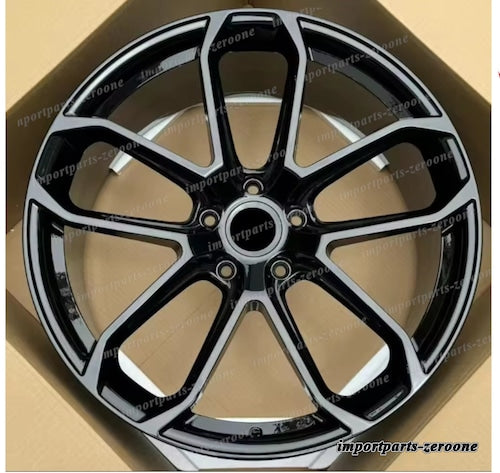 Limited quantity, 21 inch wheels, gloss black, set of 4, for Porsche Macan - HU-1047★