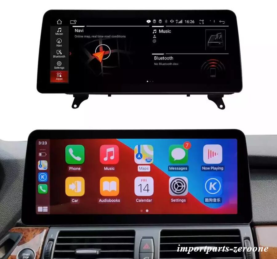 12.3インチ　BMW　X5　E70　X6　E71　CCC　　アンドロイドナビ　アンドロイド１１　２G　３２GB　　-SZE-1013
