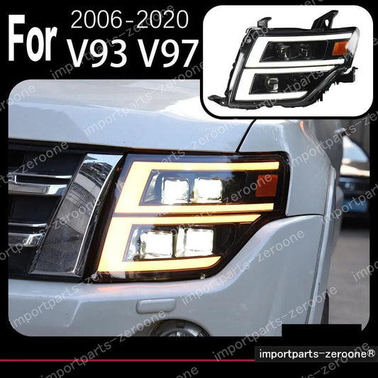 三菱　パジェロ　V93　アップグレードヘッドライト2006～2020　V97　V87　V95　HEADLIGHT ALL 　　-HAD-1006