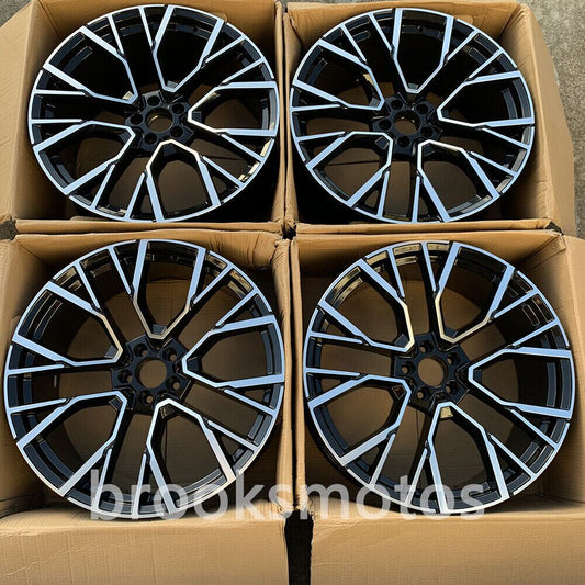 22 인치 NEW 스타일 단조 휠 BMW X5 E70 F15 X6 E71 F16 5X120 809 BRN-1479