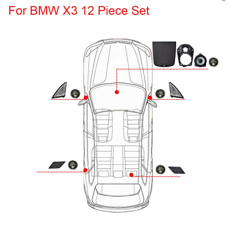 BMW X３ G01　オーディオアップグレードスピーカーキット　１２個セット　-SP-1013