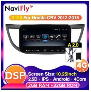 ホンダ CR-V 2012-2016 アンドロイドナビ　2GB RAM +32G ROM X150 A　-YA-1027