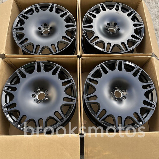 Mercedes Benz W463 W463A G63 G500 24" B-Style Satin Black Bull Wheels BRN-1956