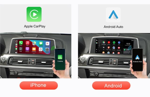 ◇BMW ６シリーズ　F０６　CIC　　ビデオインターフェース　　ANDROID AUTO、CARPLAY　バックカメラ-　HDMI -IF-1029－5