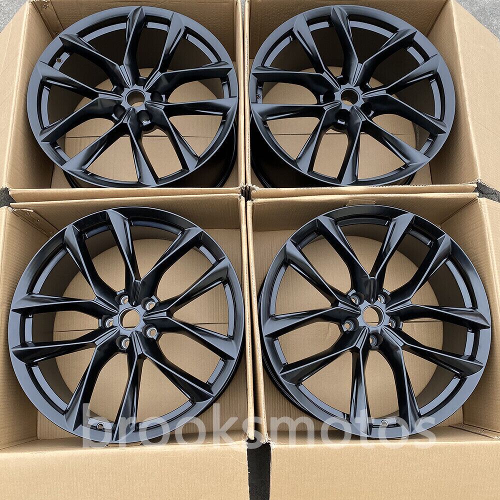 21インチ NEWスタイルブラックスタッジェッドフォージドホイールテスラモデルS 21X9 21X 10  BRN-1572