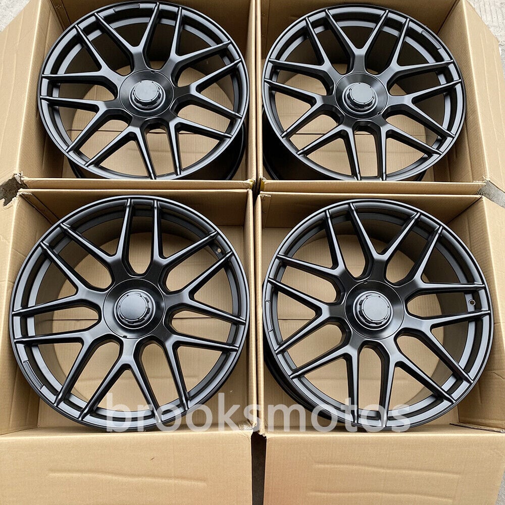 메르세데스 벤츠 W463 G63 G500 G 클래스 21X10 21 인치 새틴 블랙 휠 BRN-1461