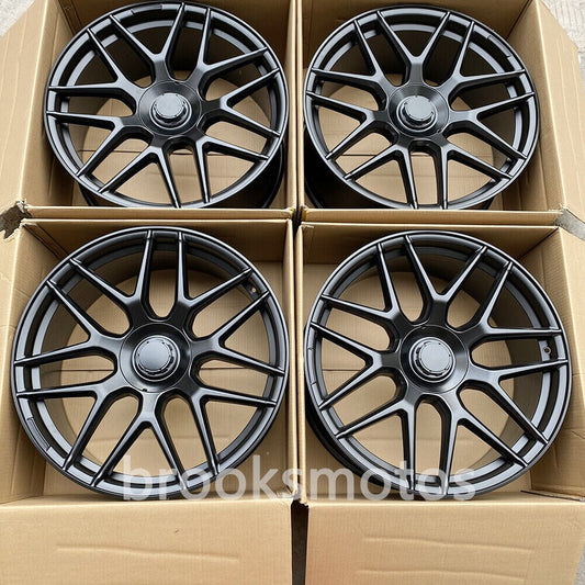 메르세데스 벤츠 W463 G63 G500 G 클래스 21X10 21 인치 새틴 블랙 휠 BRN-1461