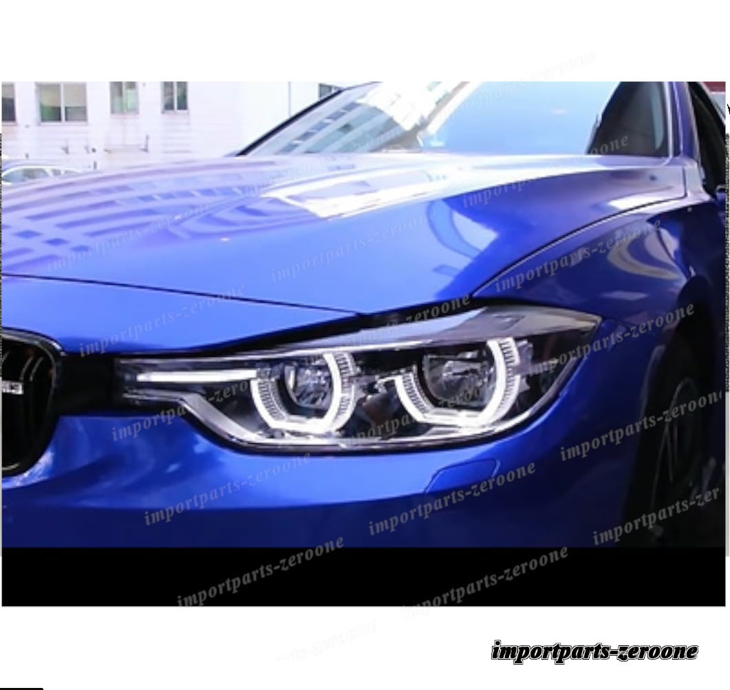 BMW　3シリーズ　F30　F35　320I　グレードアップLEDヘッドライト　左右セット　ハロゲン  -FRD-1188