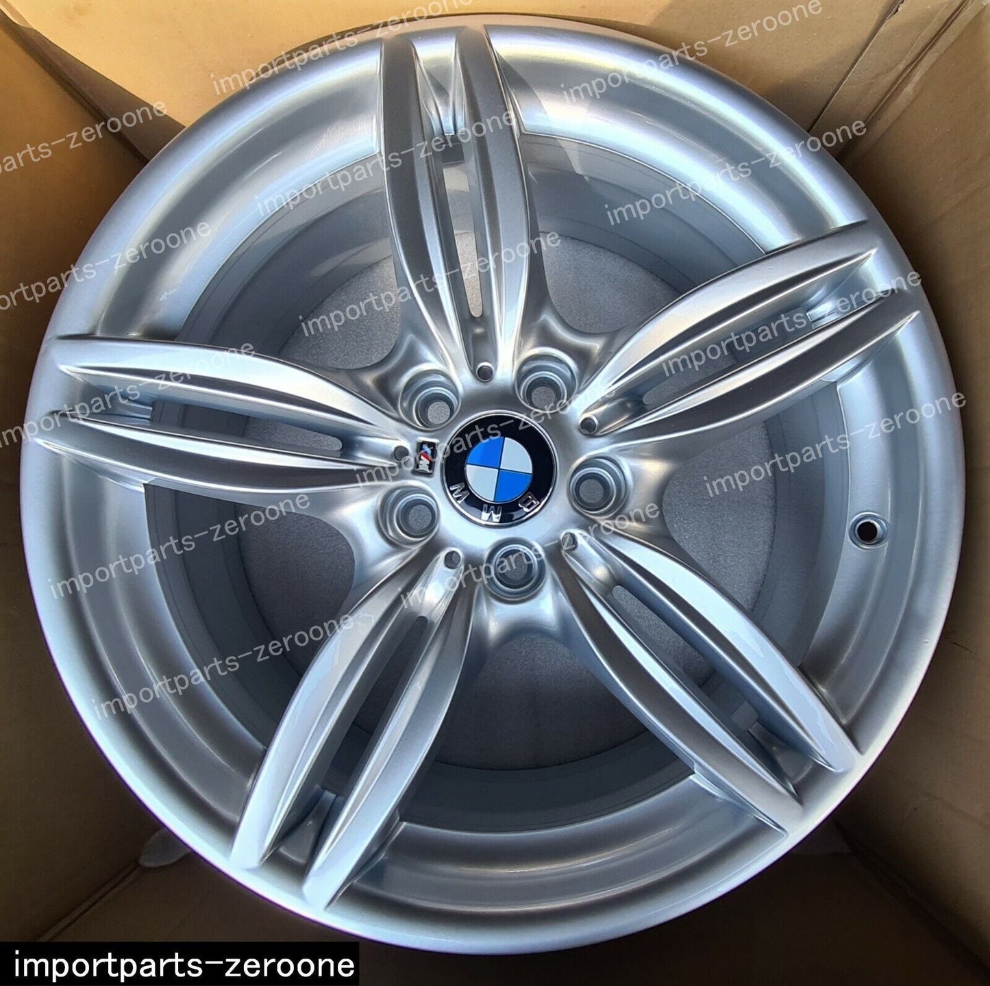 19インチ純正BMW 351フロントアロイホイール8.5J 5 6シリーズF10 F06 F12 F13 7842652-1本 SGA-1047