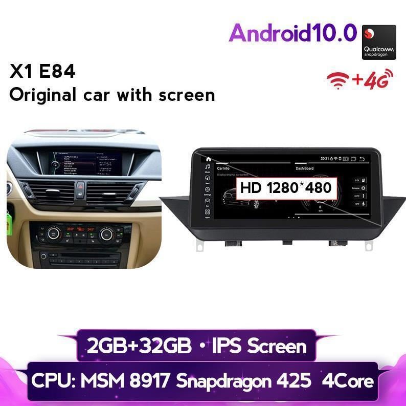 BMW X1 E84 2009-2015 アンドロイドナビ 32G WITH ORIGINAL SCREEN　　-YA-1126