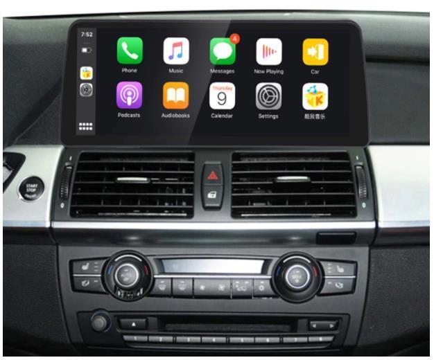 BMW X5 E70 2007-2010 アンドロイドナビ　ビルトイン CARPLAY 12.3インチ 64G CCC　　-YA-1135