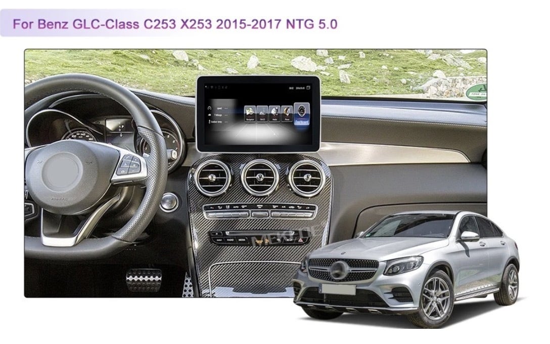 ベンツ GLC クラス X253 15-17 　アンドロイドナビ　DVD　４G　LTE　WIFI　GPS　日本語1411