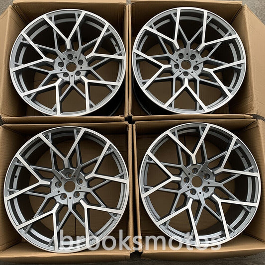BMW 5 시리즈 F 10 F11 795 4 개 세트 20 인치 NEW 그레이 스타일 휠 BRN-1220