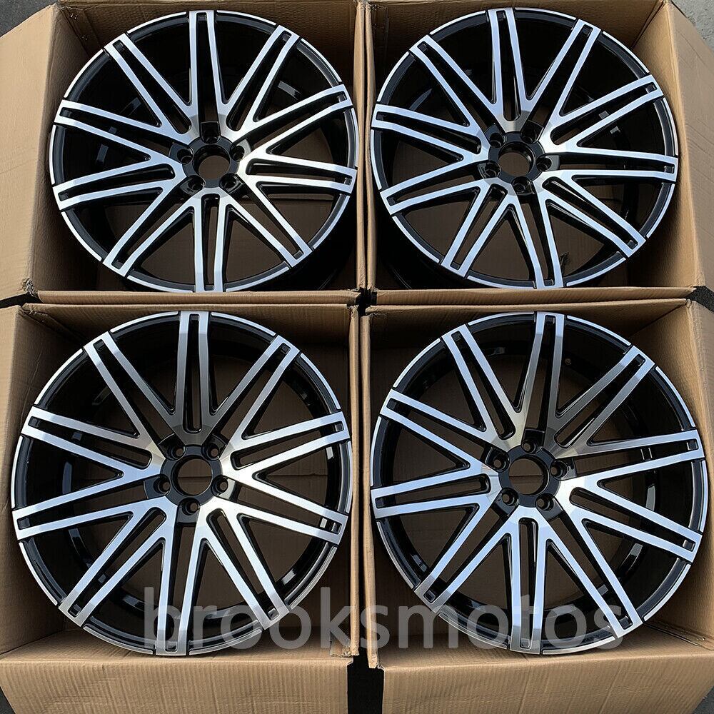 22 인치 멀티 스포크 콤 캡 스타일 휠 메르세데스 벤츠 X166 GLS350 400 550 BRN-1356