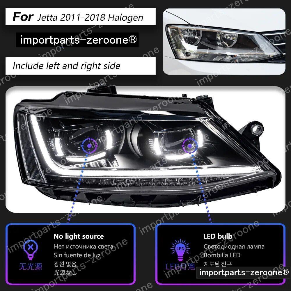 VW　ジェッタ　アップグレードヘッドライト　MK6　2011-2018　B8　HEADLIGHT XENON　　-HAD-1022