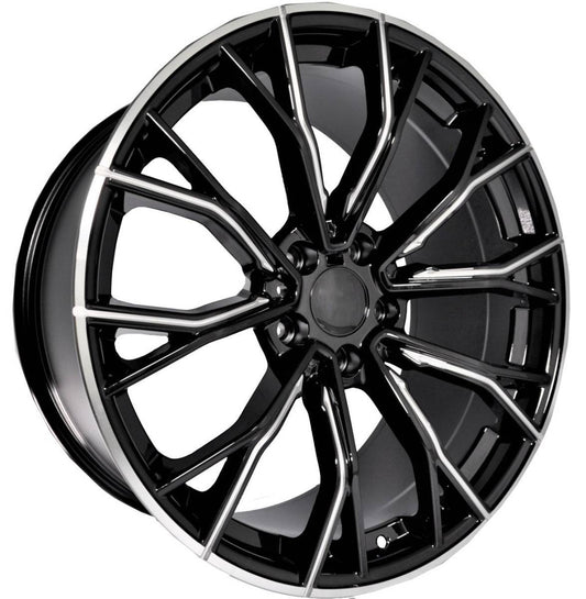 20インチ STAGGERED BLACK ホイール ( ４本セット ) BMW 5 G30 G31 BMW 6 G32 BMW 7 G11 G12 X3 G01 　-DFO-1097