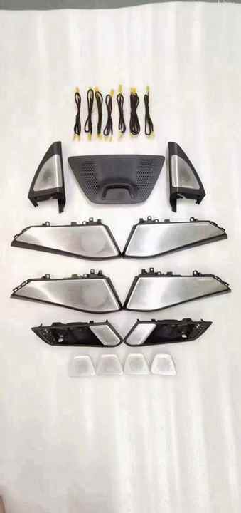 ツイータースピーカー明るい光ホーンカバーカバー雰囲気BMW 5シリーズG30 G38 12V自動車用ライト　G38 Central cover plate style1