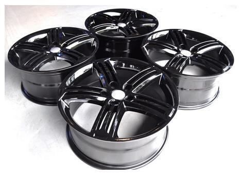 1点限り 19インチ Black ホイール ( ４本セット ) VW ゴルフ R  Mk6/A6 (5K) [2009 ～2015]　-DFO-1177ｰ2　-　鍛造　★