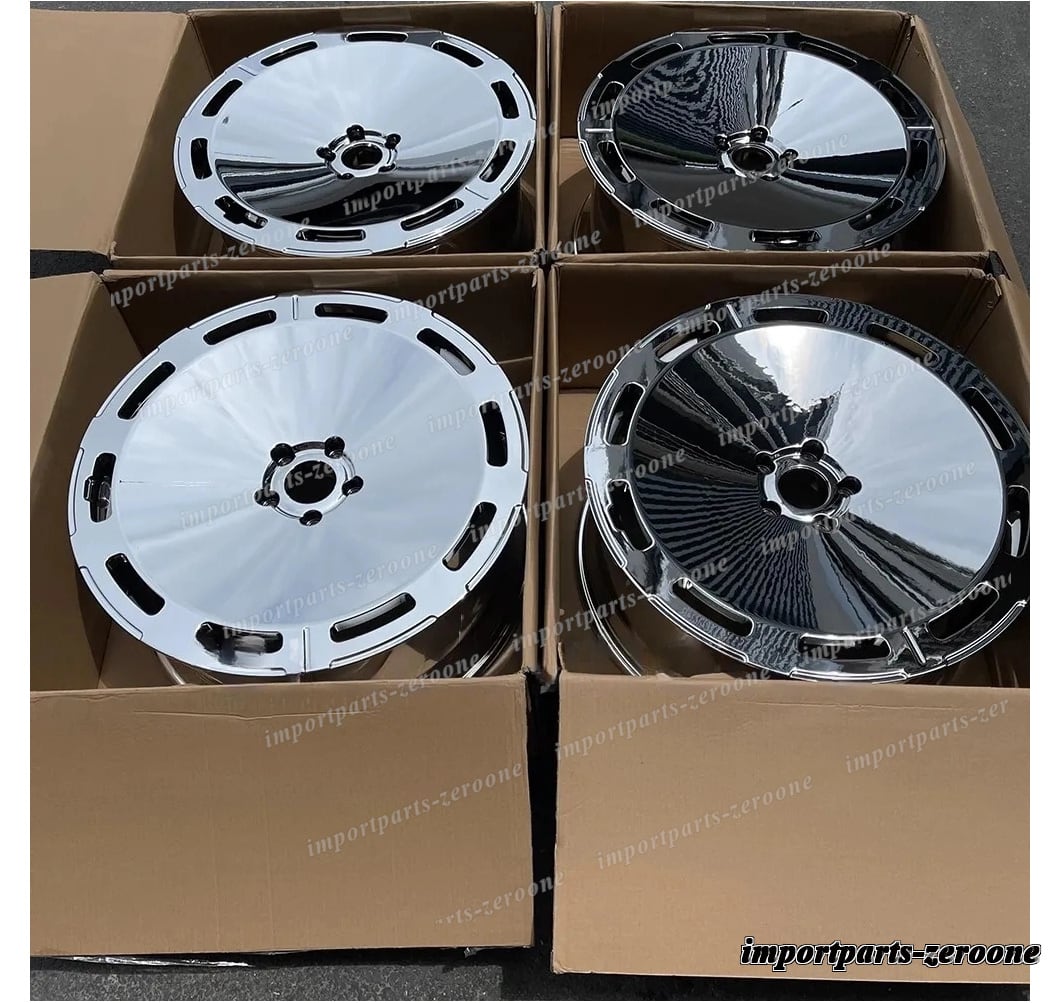 22 inch forged chrome wheels Rolls Royce Phantom Season 2 -BRN-12706-2★