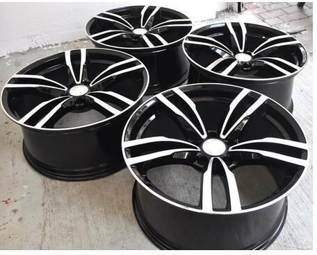 1点限り 19インチ Staggered Black ホイール BMW 1 2 3 4 5 6 シリーズ X1 X3 X4 　-DFO-1123　-　鍛造　★