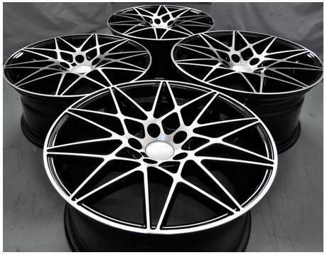 1点限り 19インチ Staggered Black ホイール BMW 1 2 3 4 5 6 シリーズ X1 X3 X4 　-DFO-1282　-　鍛造　★