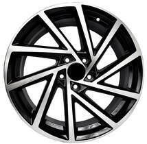 1点限り 18インチ Black ホイール ( ４本セット ) VW ゴルフ R GTI ジェッタ パサート ビートル CC フェートン シロッコ 　-DFO-1114　-　鍛造　★