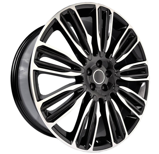 1点限り 20インチ Black ホイール ４本セット ランドローバー レンジローバー イヴォーグ ヴェラール ディスカバリー　-DFO-1201　鍛造　★