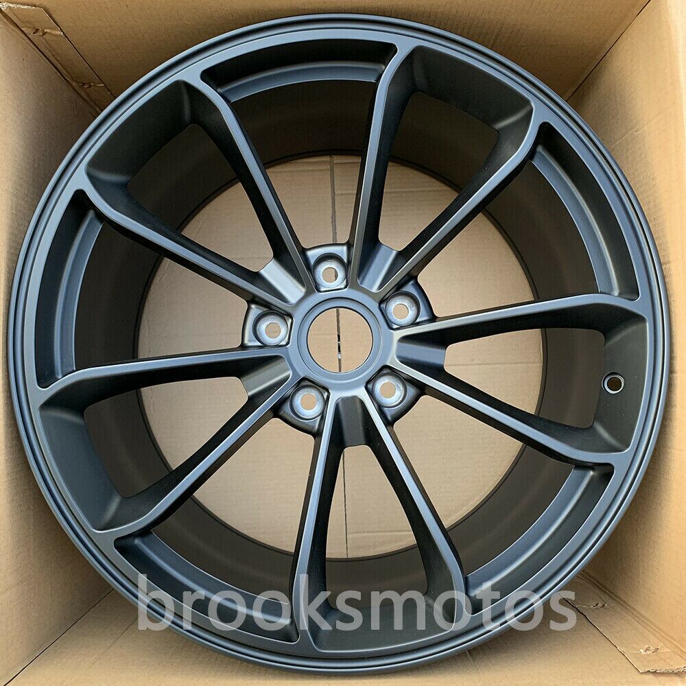 1 점 한정 19 인치 NEW 매트 블랙 STYLE GED 휠 세트 포르쉐 911 GT3 19X8.5 19X11 -BRN-1078 단조 ★ 