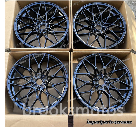 1点限り 20インチ NEW ブラックスタイル　ホイール BMW 3シリーズ 4シリーズ F30 32 33 36 　４本セット　鍛造-BRN-11419-2★