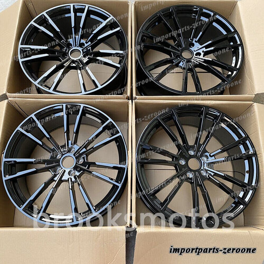 1点限り 20インチ　グロスブラックスタイル　ホイール　BMW　３シリーズ４シリーズ　G20 21 G22 23 ４本セット-BRN-11494　鍛造　★