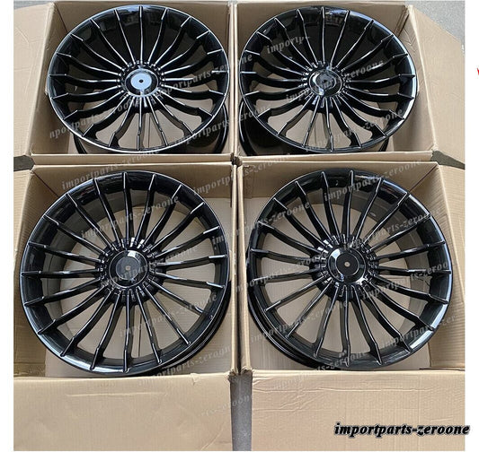 1点限り BMW E63 E64 6 シリーズ 20x8.5 20x9.5 20インチ グロスブラックフルホイール　-BRN-12244　鍛造　★