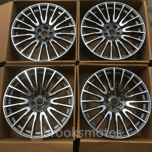 1点限り 20インチ グレー STYLE ホイールセット 2008-2014 BMW 7 シリーズ 629 F01 02 03 04 　-BRN-1120　鍛造　★
