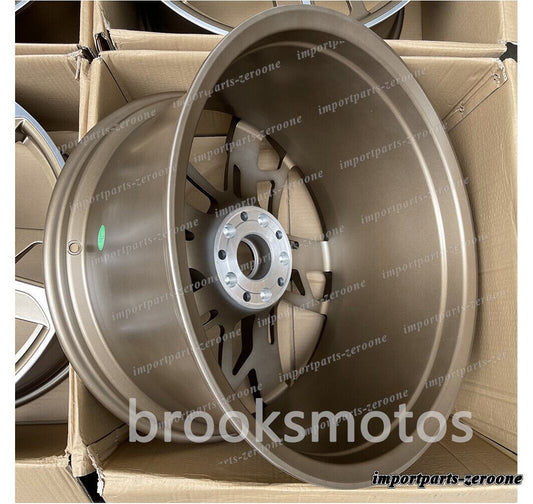 1点限り 20インチ　 21インチ　 5 スポーク　ブロンズ　ホイール　鍛造　ポルシェ　992　911　20x9 21x11.5　-BRN-11730　鍛造　★