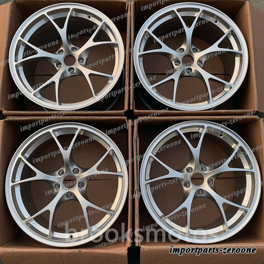 1点限り 19インチ　アルファロメオ GIULIA 19インチ ホイールセット 19x8 19x9 ハイパーシルバー 　鍛造-BRN-13★