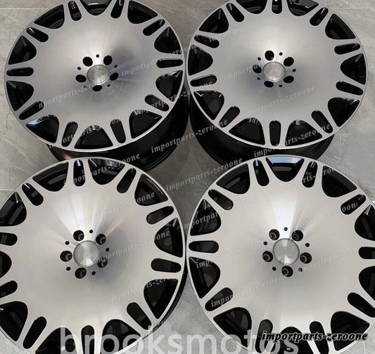 1点限り 22インチ 新品 B ブラック スタイル ホイール メルセデス ベンツ W222 S クラス"　-BRN-11979★　鍛造