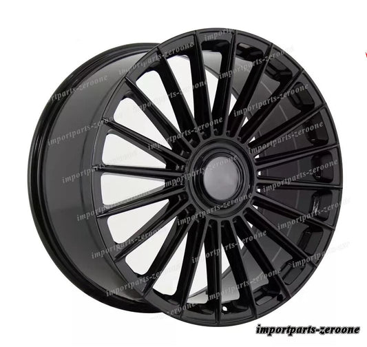 1点限り 22インチ 新品ブラックホイール マルチスポーク レンジローバー ボージュ 22x10.5 4 個セット　-BRN-12575　鍛造　★