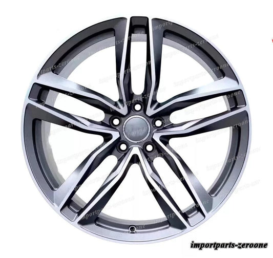 1点限り 22インチ S ライン グレー スタイル ホイール アウディ A7 S7 RS7 A8 S8 Q5 22x9.5 　-BRN-12577　鍛造　★